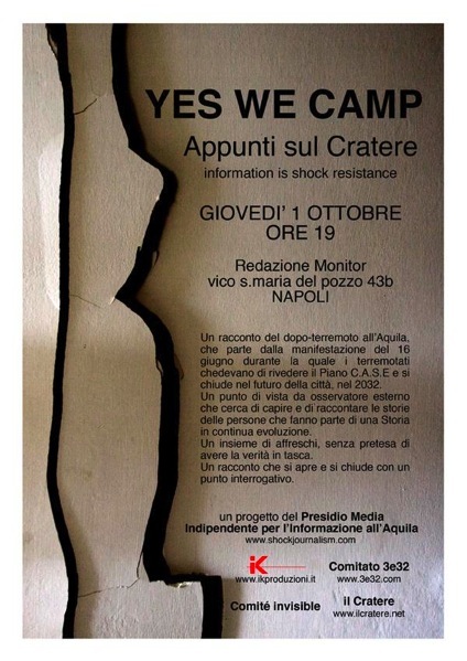 Yes We Camp, Napoli 1° Ottobre 2009